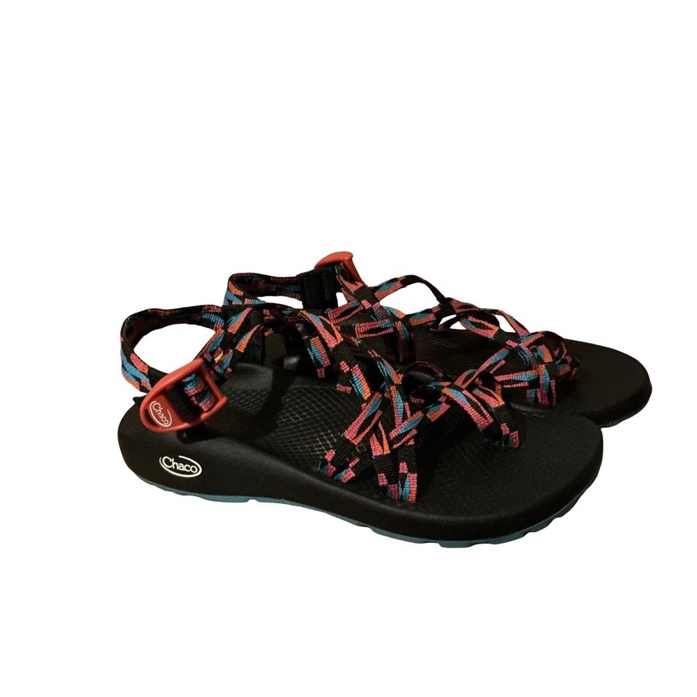 Chaco‎ ZX2 Classic Women's Sandals Band Magenta Rose J107210 Sz 9 EUC READ - Picture 2 of 13